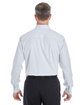 Devon & Jones Men's Crown Collection Striped Woven Shirt SILVER/ WHITE ModelBack