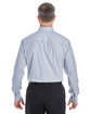 Devon & Jones Men's Crown Collection Striped Woven Shirt NAVY/ WHITE ModelBack
