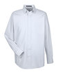 Devon & Jones Men's Crown Collection Striped Woven Shirt SILVER/ WHITE OFFront