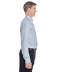 Devon & Jones Men's Crown Collection Striped Woven Shirt NAVY/ WHITE ModelSide