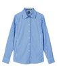 Devon & Jones CrownLux Performance Ladies' Gingham Shirt FRENCH BLUE/ WHT FlatFront