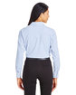 Devon & Jones CrownLux Performance® Ladies' Micro Windowpane Woven Shirt FRENCH BLUE/ WHT ModelBack