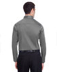 Devon & Jones Men's Crown Collection Stretch Broadcloth Slim Fit Woven Shirt GRAPHITE ModelBack