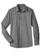 Devon & Jones Men's Crown Collection Stretch Broadcloth Slim Fit Woven Shirt GRAPHITE FlatFront