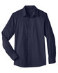 Devon & Jones Men's Crown Collection Stretch Broadcloth Slim Fit Woven Shirt NAVY FlatFront