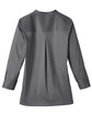 Devon & Jones Ladies' Crown Collection Stretch Broadcloth Three-Quarter Sleeve Blouse GRAPHITE FlatBack