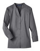 Devon & Jones Ladies' Crown Collection Stretch Broadcloth Three-Quarter Sleeve Blouse GRAPHITE FlatFront