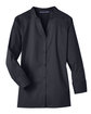 Devon & Jones Ladies' Crown Collection Stretch Broadcloth Three-Quarter Sleeve Blouse BLACK FlatFront