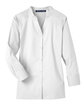 Devon & Jones Ladies' Crown Collection Stretch Broadcloth Three-Quarter Sleeve Blouse WHITE FlatFront