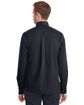 Devon & Jones Men's Untucked  Crown Collection Stretch Broadcloth Woven Shirt BLACK ModelBack