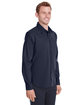 Devon & Jones Men's Untucked  Crown Collection Stretch Broadcloth Woven Shirt  ModelQrt