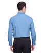 Devon & Jones Men's Crown  Collection® Stretch Pinpoint Chambray Shirt FRENCH BLUE ModelBack