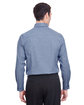 Devon & Jones Men's Crown  Collection® Stretch Pinpoint Chambray Shirt NAVY ModelBack