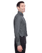 Devon & Jones Men's Crown  Collection® Stretch Pinpoint Chambray Shirt BLACK ModelSide