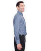 Devon & Jones Men's Crown  Collection® Stretch Pinpoint Chambray Shirt NAVY ModelSide