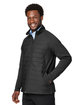 Devon & Jones Men's New Classics™ Charleston Hybrid Jacket BLK MELANGE/ BLK ModelQrt