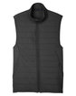 Devon & Jones New Classics® Men's Charleston Hybrid Vest BLK MELANGE/ BLK FlatFront