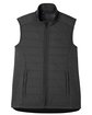 Devon & Jones New Classics® Men's Charleston Hybrid Vest BLK MELANGE/ BLK OFFront