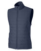 Devon & Jones New Classics® Men's Charleston Hybrid Vest NAVY MELANGE/ NV OFQrt