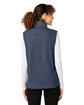 Devon & Jones Ladies' New Classics™ Charleston Hybrid Vest NAVY MELANGE/ NV ModelBack
