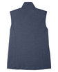 Devon & Jones Ladies' New Classics™ Charleston Hybrid Vest NAVY MELANGE/ NV FlatBack