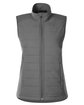 Devon & Jones Ladies' New Classics™ Charleston Hybrid Vest GRPHT MLNGE/ GRP OFFront