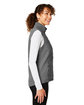 Devon & Jones Ladies' New Classics™ Charleston Hybrid Vest GRPHT MLNGE/ GRP ModelSide