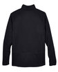 Devon & Jones Adult Bristol Sweater Fleece Quarter-Zip BLACK FlatBack