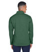 Devon & Jones Men's Bristol Full-Zip Sweater Fleece Jacket FOREST HEATHER ModelBack