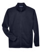 Devon & Jones Men's Bristol Full-Zip Sweater Fleece Jacket NAVY FlatFront