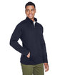 Devon & Jones Men's Bristol Full-Zip Sweater Fleece Jacket NAVY ModelQrt