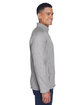 Devon & Jones Men's Bristol Full-Zip Sweater Fleece Jacket GREY HEATHER ModelSide