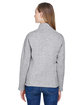 Devon & Jones Ladies' Bristol Full-Zip Sweater Fleece Jacket GREY HEATHER ModelBack