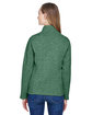 Devon & Jones Ladies' Bristol Full-Zip Sweater Fleece Jacket FOREST HEATHER ModelBack