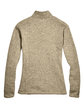 Devon & Jones Ladies' Bristol Full-Zip Sweater Fleece Jacket KHAKI HEATHER FlatBack
