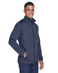 Devon & Jones Men's Newbury Colorblock Mélange Fleece Full-Zip NAVY/ NAVY HTHR ModelQrt