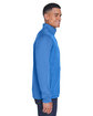 Devon & Jones Men's Newbury Colorblock Mélange Fleece Full-Zip FRCH BL/ F BL HT ModelSide