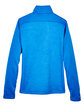 Devon & Jones Ladies' Newbury Colorblock Mélange Fleece Full-Zip FRCH BL/ F BL HT FlatBack