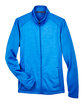 Devon & Jones Ladies' Newbury Colorblock Mélange Fleece Full-Zip FRCH BL/ F BL HT FlatFront