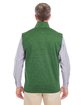 Devon & Jones Men's Newbury Mélange Fleece Vest FOREST HEATHER ModelBack