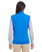 Devon & Jones Ladies' Newbury MlangeFleece Vest FRENCH BLUE HTHR ModelBack
