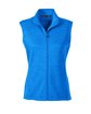 Devon & Jones Ladies' Newbury MlangeFleece Vest FRENCH BLUE HTHR OFFront