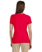 Devon & Jones Ladies' Perfect Fit™ Shell T-Shirt RED ModelBack