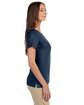 Devon & Jones Ladies' Perfect Fit™ Shell T-Shirt NAVY ModelSide