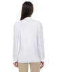 Devon & Jones Ladies' Perfect Fit™ Shawl Collar Cardigan WHITE ModelBack