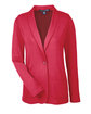 Devon & Jones Ladies' Perfect Fit™ Shawl Collar Cardigan RED OFFront
