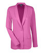 Devon & Jones Ladies' Perfect Fit™ Shawl Collar Cardigan CHARITY PINK OFFront
