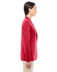 Devon & Jones Ladies' Perfect Fit™ Shawl Collar Cardigan RED ModelSide