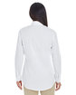 Devon & Jones Ladies' Perfect Fit™ Half-Placket Tunic Top WHITE ModelBack