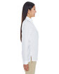 Devon & Jones Ladies' Perfect Fit™ Half-Placket Tunic Top WHITE ModelSide